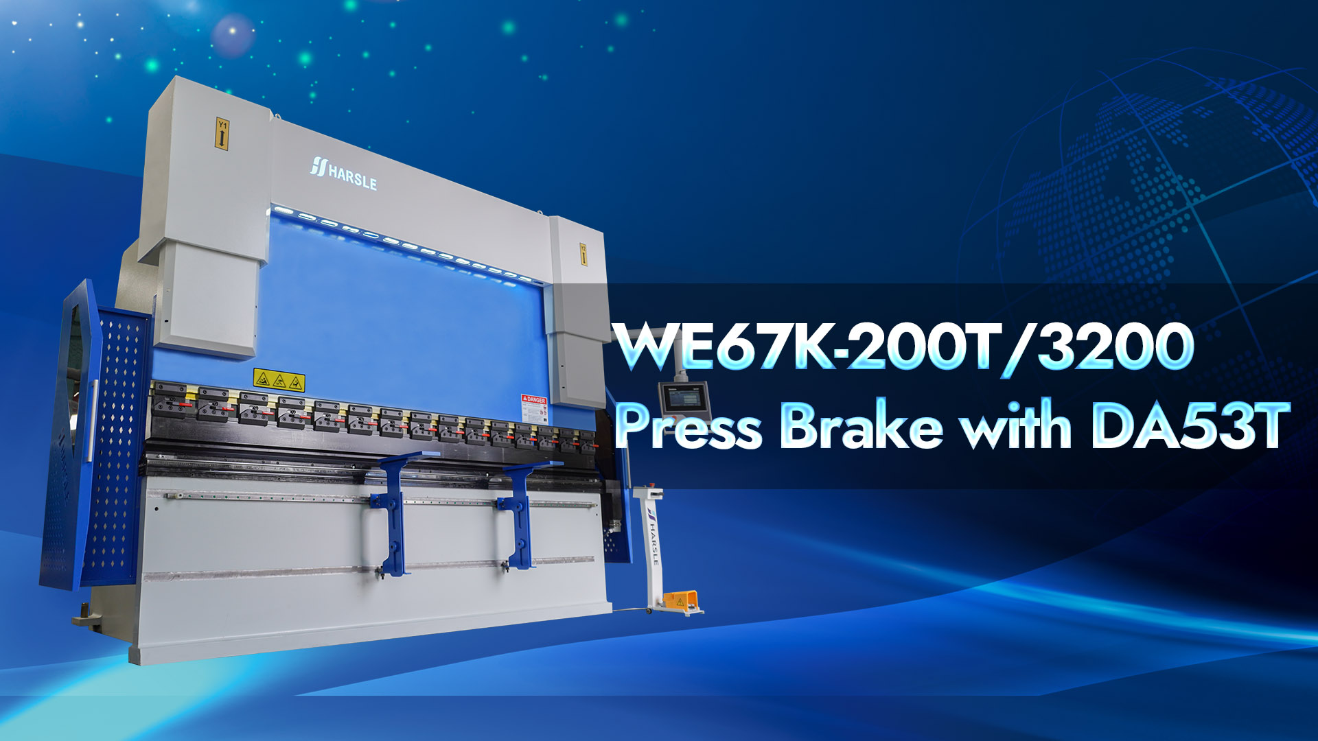 WE67K200T/3200 X+R Axis Press Brake Machine with DA53T from China manufacturer HARSLE