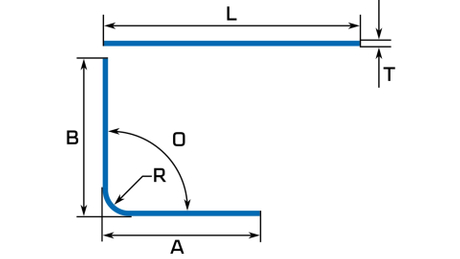 板材弯曲半径与板材厚度的关系