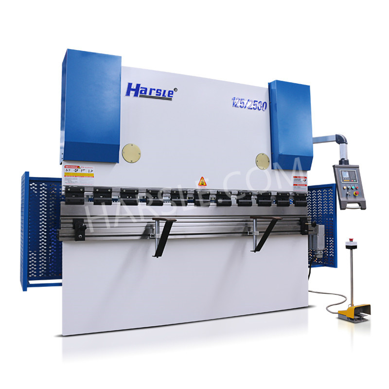Press brake for shop press, WC67K125T/2500 Electrohydraulic bending