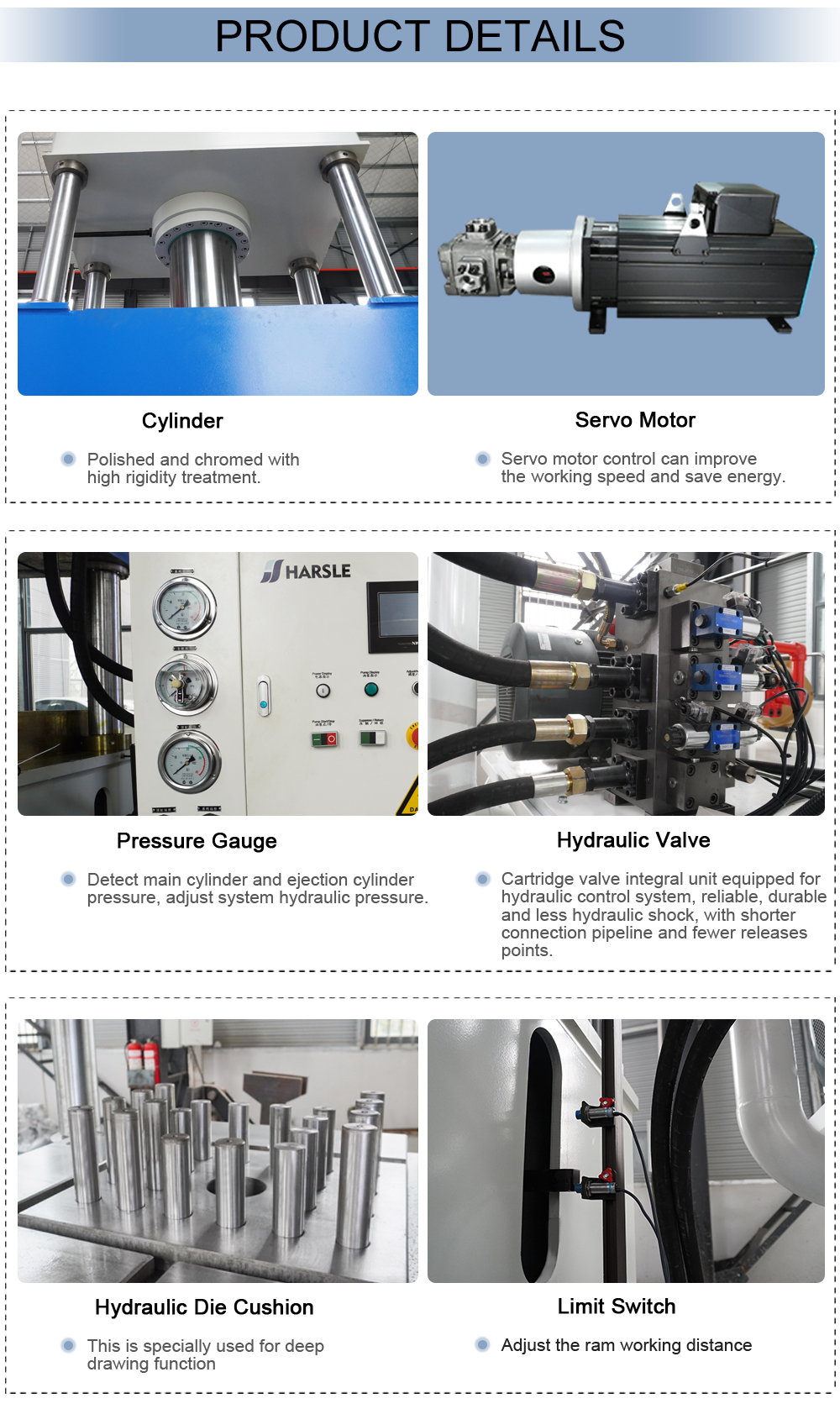 Y27-315T Deep Drawing Hydraulic Press Machines - HARSLE