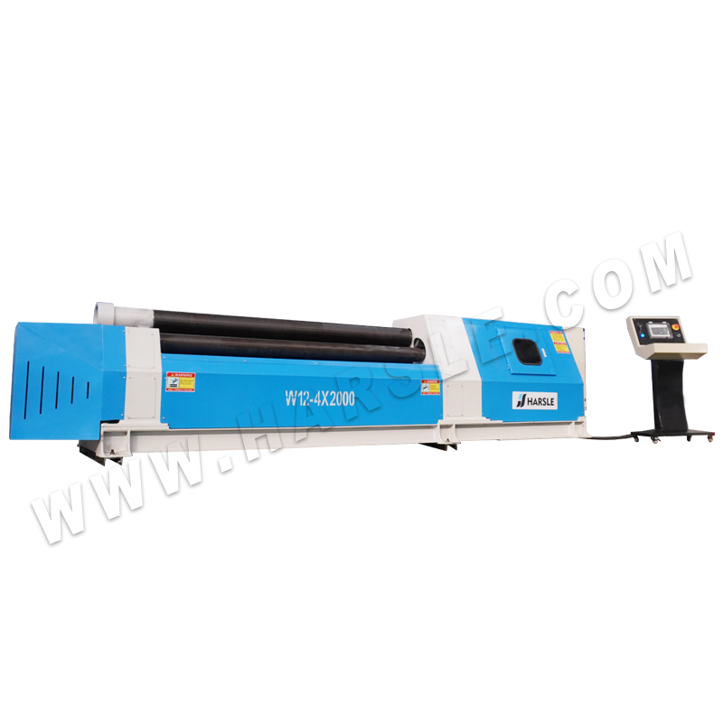 W12-4X2000 Metal Sheet Hydraulic CNC Rolling Machine, IoT Remote Control For Industry 4.0