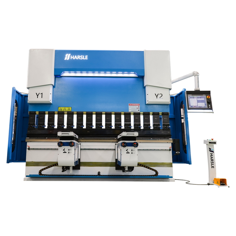 Genius WE67K-160T3200 CNC Hydraulic Press Brake with DA-66T And Sheet Follower for Deep Box Forming