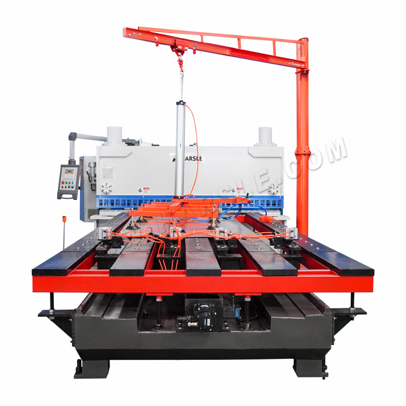 Guillotine Shearing Machine with Front Feeding Table