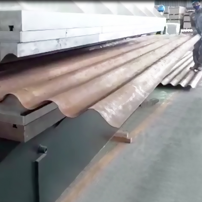 Mexico metal corrugated sheet forming machine and corrugated plate